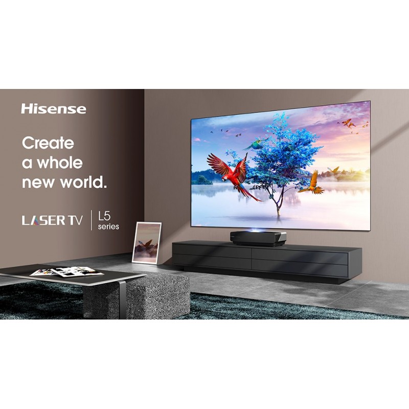 Láser Tv Hisense 100l5f A12 100 Smart 4k Hdr Devoraprecios