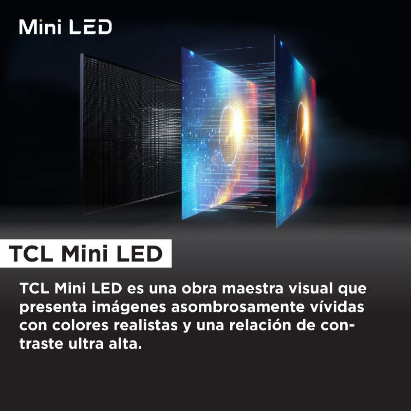 TCL 65C805 / Televisor Smart TV 65 Mini LED 144Hz UHD 4K HDR